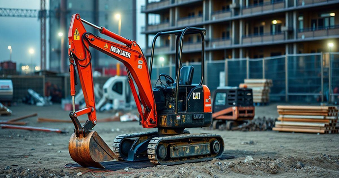 Conhe&ccedil;a a Mini Escavadeira Nova