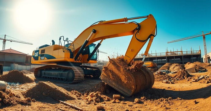 Loca&ccedil;&atilde;o de escavadeira hidr&aacute;ulica para projetos eficientes e econ&ocirc;micos