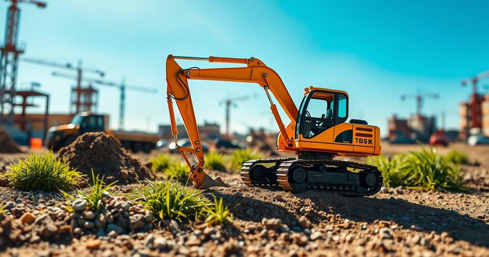 Mini m&aacute;quina escavadeira: como escolher a ideal para suas necessidades