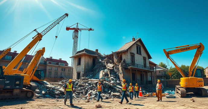 Como Escolher a Melhor Demolidora de Casas e Garantir Seguran&ccedil;a na Obra