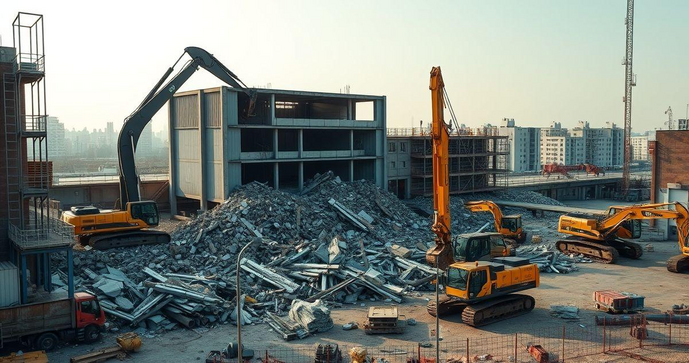 Demoli&ccedil;&atilde;o industrial: tudo o que voc&ecirc; precisa saber para um processo seguro e eficiente