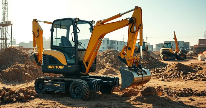 Mini escavadeira 1 tonelada: a escolha ideal para pequenos projetos de construção