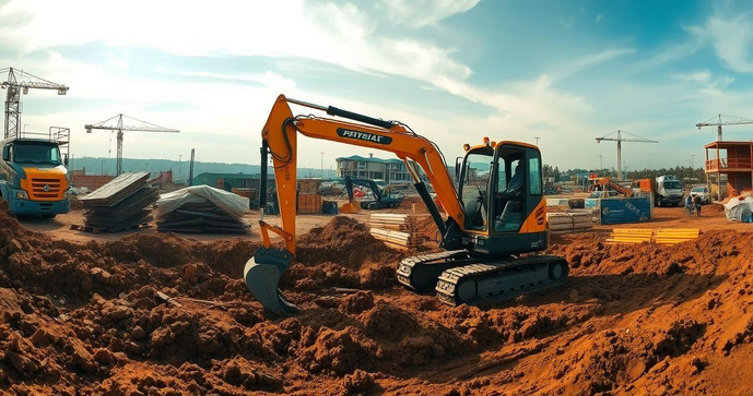 Mini escavadeira hidr&aacute;ulica: como escolher a ideal para suas necessidades