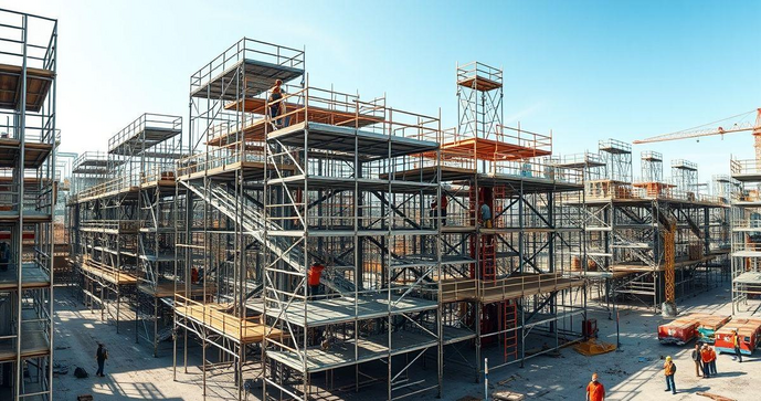 Aluguel de Andaimes ABC: Como Escolher o Melhor para Seu Projeto