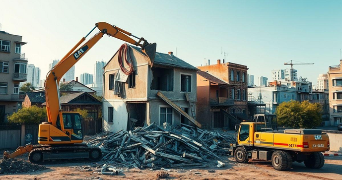 Demolição de Casas Preço Como Calcular e Economizar