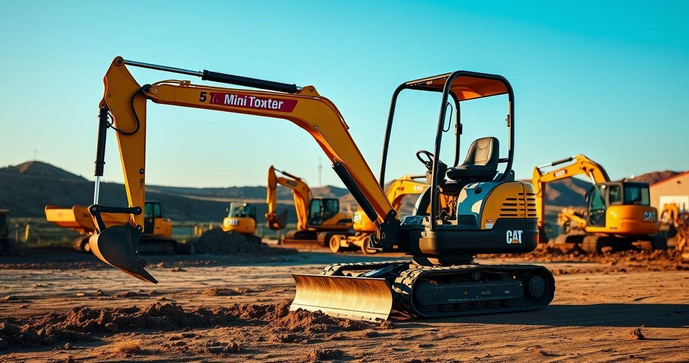 Mini Escavadeira 5 Toneladas: O Guia Completo para Escolher o Modelo Ideal