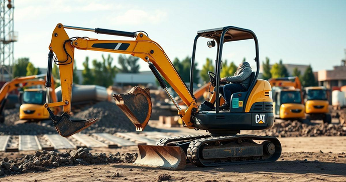 Mini escavadeira com rompedor: Como escolher o equipamento ideal para sua obra